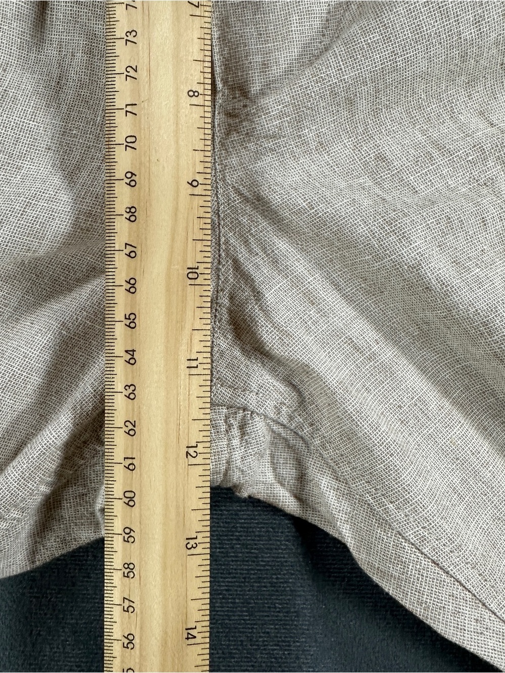 Abercrombie & Fitch Linen Blend Relaxed Pants Beige Cream - Men’s Size M Medium - Picture 4 of 15